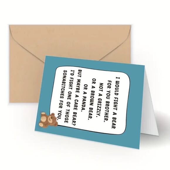 Care Bears Birthday, Adult, Brother - 5" x 7" - Picture 4 of 5